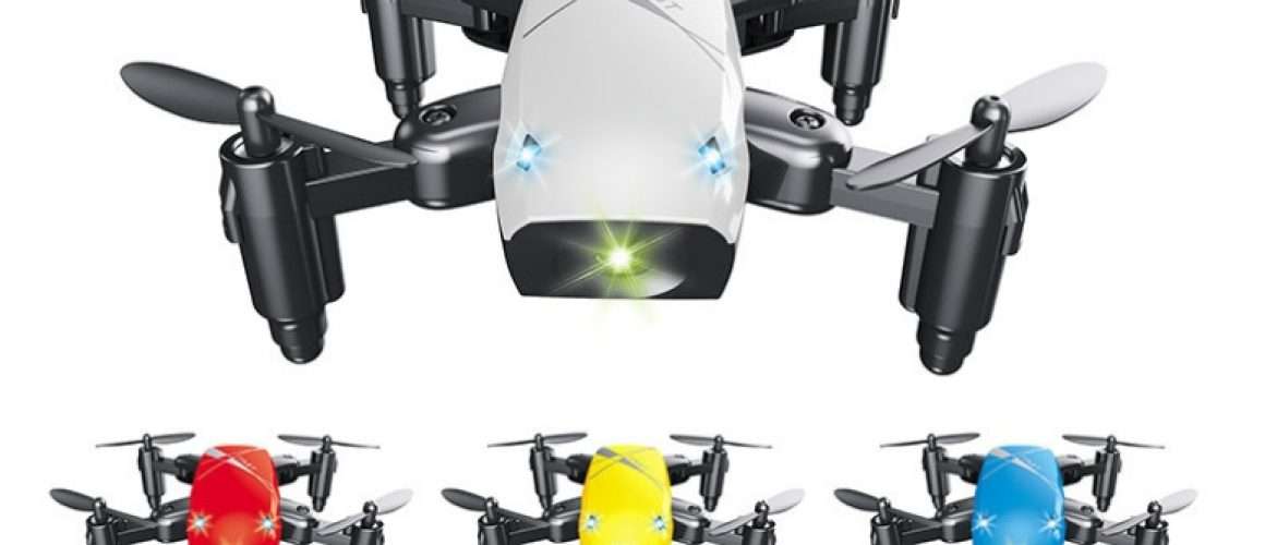 Micro Foldable RC Drone 3D Bearing Steering Wheel Remote Control Quadcopter Toys With Camera WiFi APP Control Helicopter Dron Kids Gift